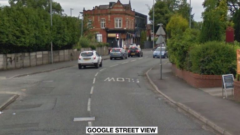 The incident happened in Albert Road, Levenshulme
