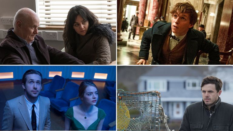 I, Daniel Blake, Fantastic Beasts, La La Land and Manchester By The Sea are all nominated