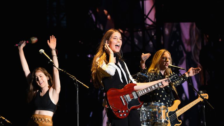 Haim are one of the few female bands confirmed for the festival