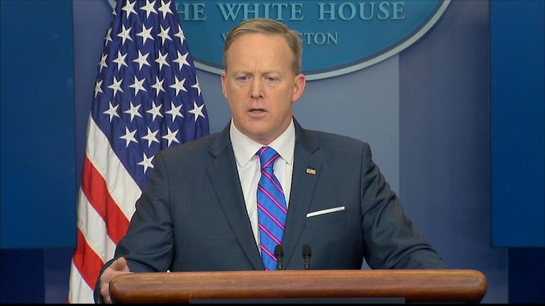 Sean Spicer sheds some light on the resignation of Michael Flynn as US National Security Adviser