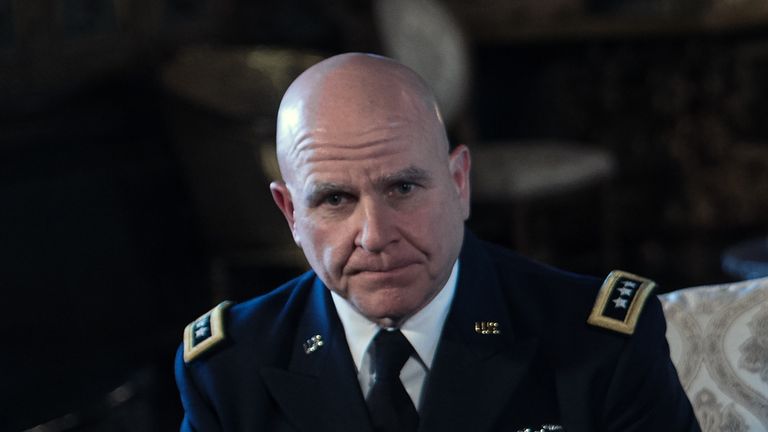 Mr Trump said Lt Gen McMaster was &#39;highly respected by everyone in the military&#39;