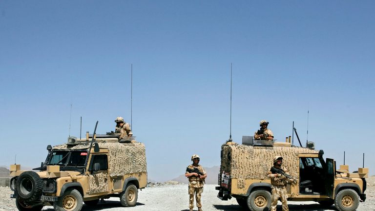 The Snatch Land Rovers were used by British troops in Iraq and Afghanistan