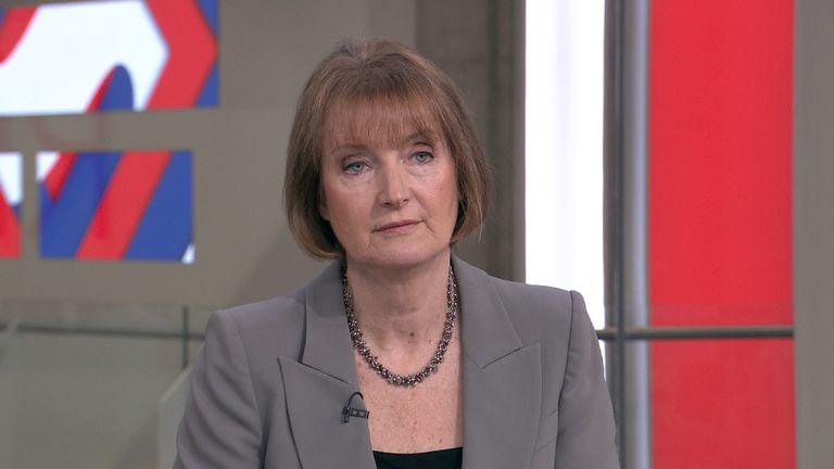 Harriet Harman talks to Sophy Ridge on Sky News