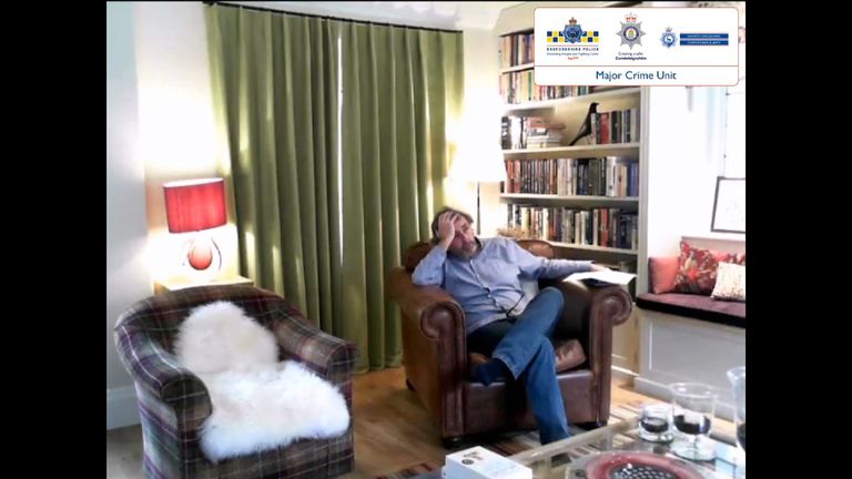 Ian Stewart at the home he shared with Helen Bailey