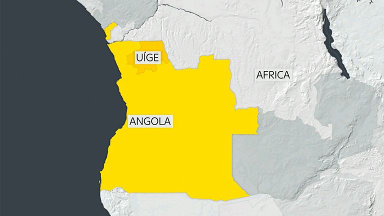 The stampede happened at a stadium in northern Angola