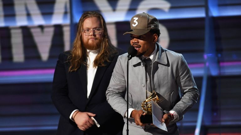 Chance The Rapper made history, winning best rap album for his streaming work
