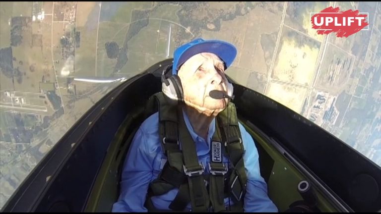 Ex fighter pilot Bob, 96, does loop-the-loop, Scoop News