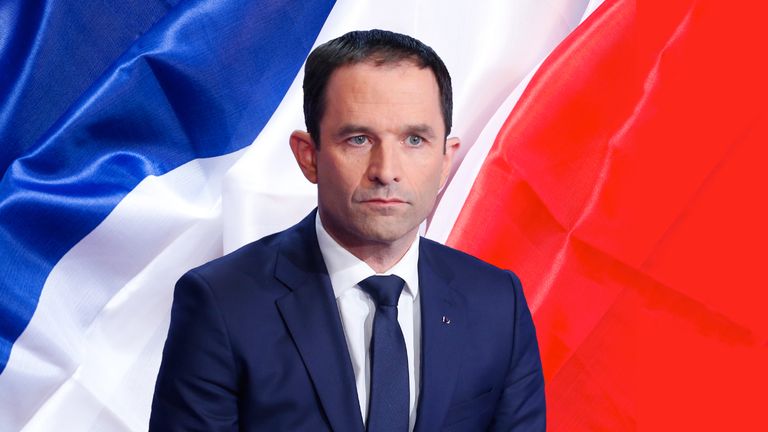 Benoit Hamon is the Socialist party candidate