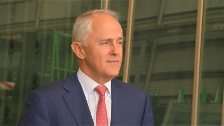 Mr Turnbull refused to go into detail about the Trump phone call 