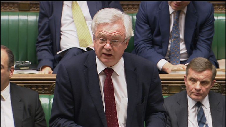 Mr Davis says the UK&#39;s exit from the EU should not undermine Brussels