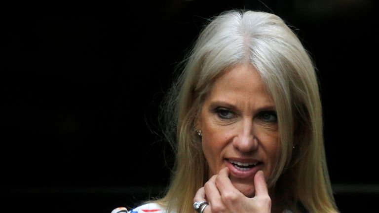 Kellyanne Conway served as Mr Trump&#39;s campaign manager for two and a half months