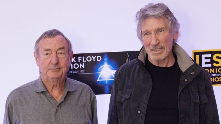 Waters and Mason discussed the opening of The Pink Floyd Exhibition