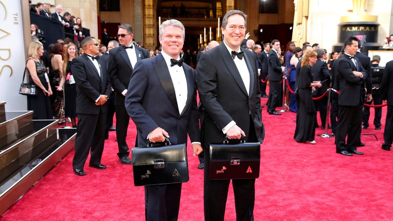 Brian Cullinan is a managing partner at PWC, in charge of the Oscars ballots