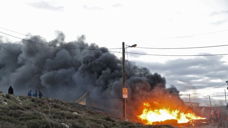 The evictions are in line with a court ruling that determined the homes were built on private Palestinian land.