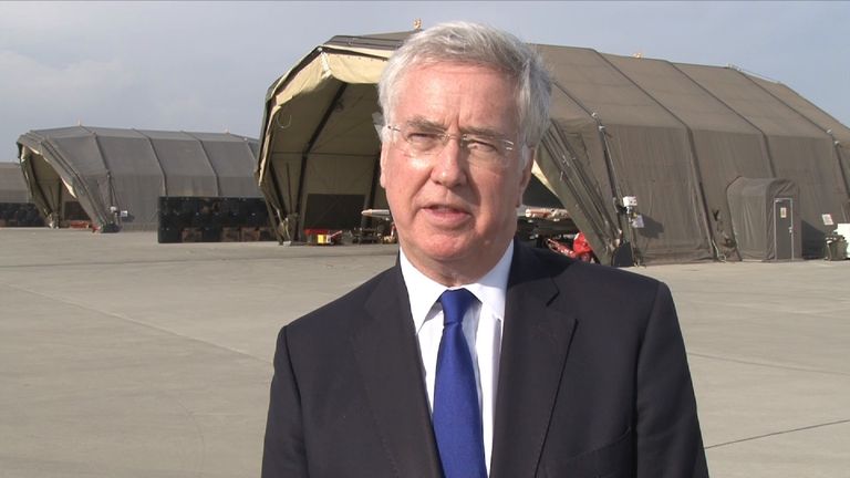 Sir Michael hit out at 'malicious' claims against British troops