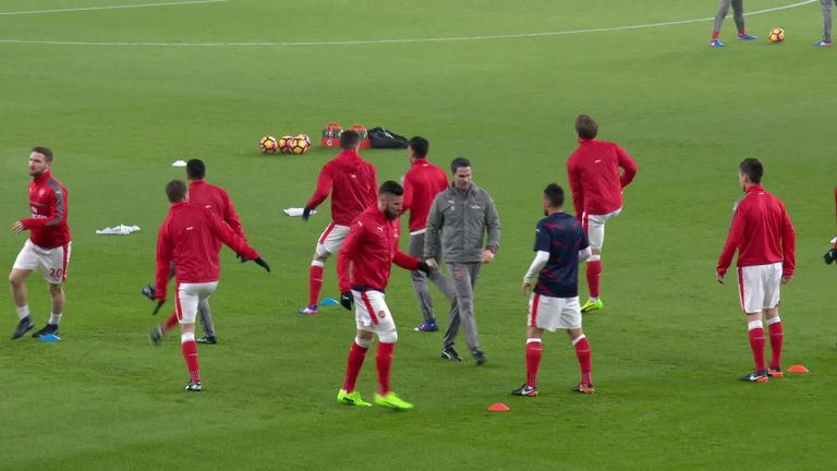 arsenal warm up top