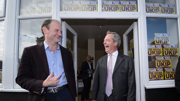 Nigel Farage with Douglas Carswell in happier times