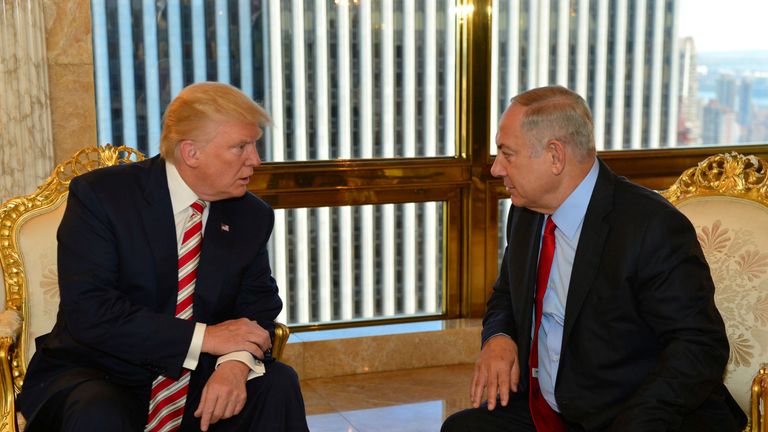 President Trump wants to improve relations with Israel which cooled under Barack Obama