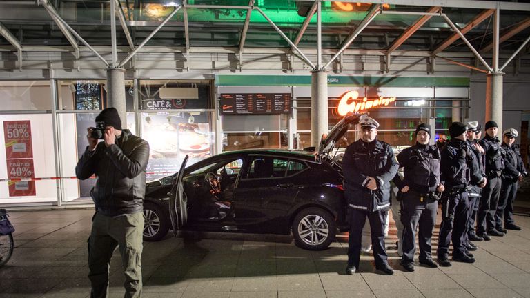 Three people were injured in the attack