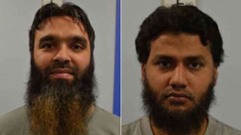 Istiak Alamgir (left) and Rajib Khan (right0, were jailed for six and five years respectively