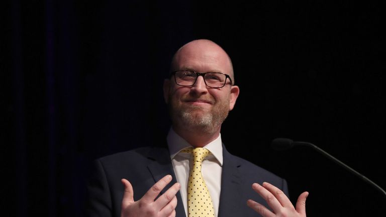 UKIP leader Paul Nuttall speaks at the party&#39;s spring conference