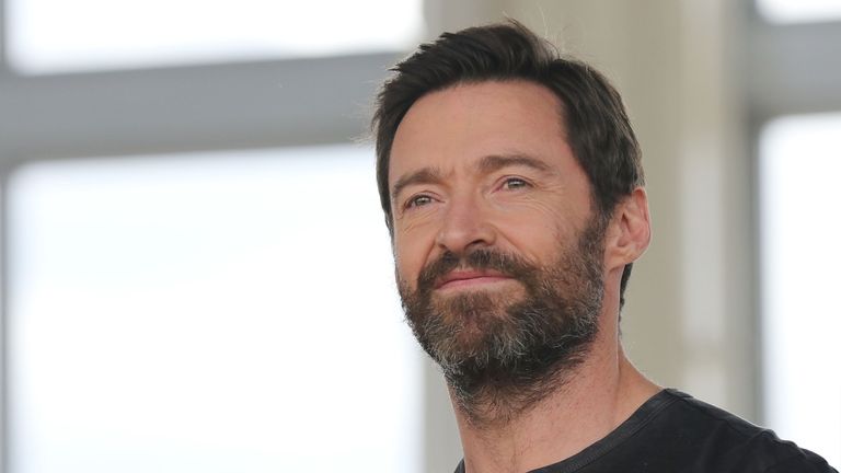 Jackman is known for his role as the mutant Wolverine in the X-Men series