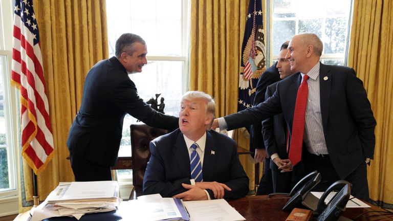 Donald Trump has accused Senator Richard Blumenthal of misrepresenting Neil Gorsuch