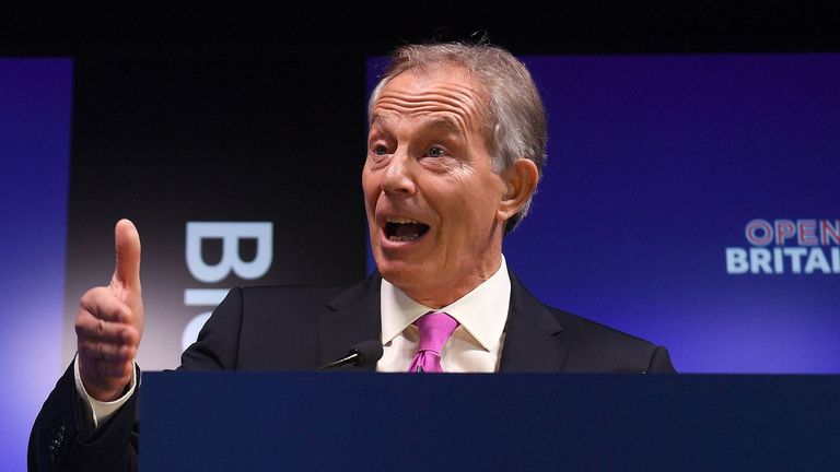 Tony Blair says the Brexit debate must be allowed to continue