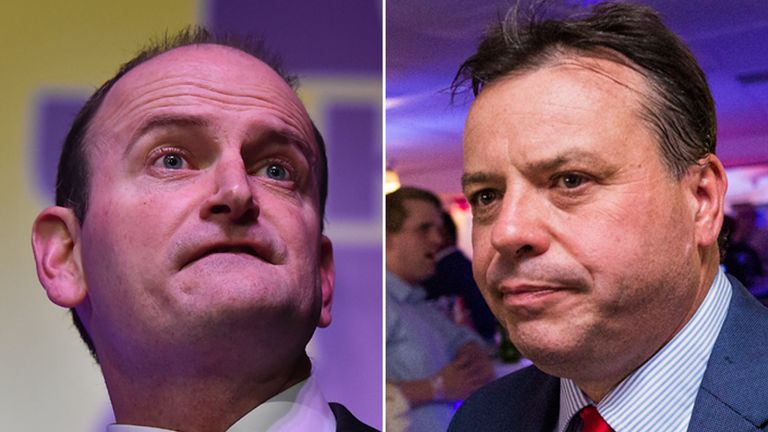 Douglas Carswell is to be challenged by Arron Banks (R)