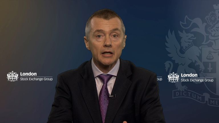 International Airlines Group chief executive Willie Walsh talks to Sky News