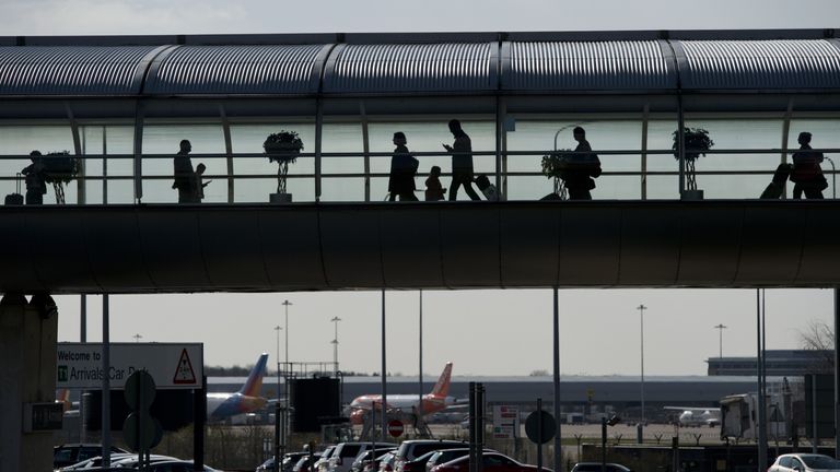 The court hearing follows the discovery of a suspicious package at Manchester Airport