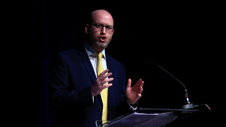 UKIP leader Paul Nuttall speaks at his party&#39;s spring conference
