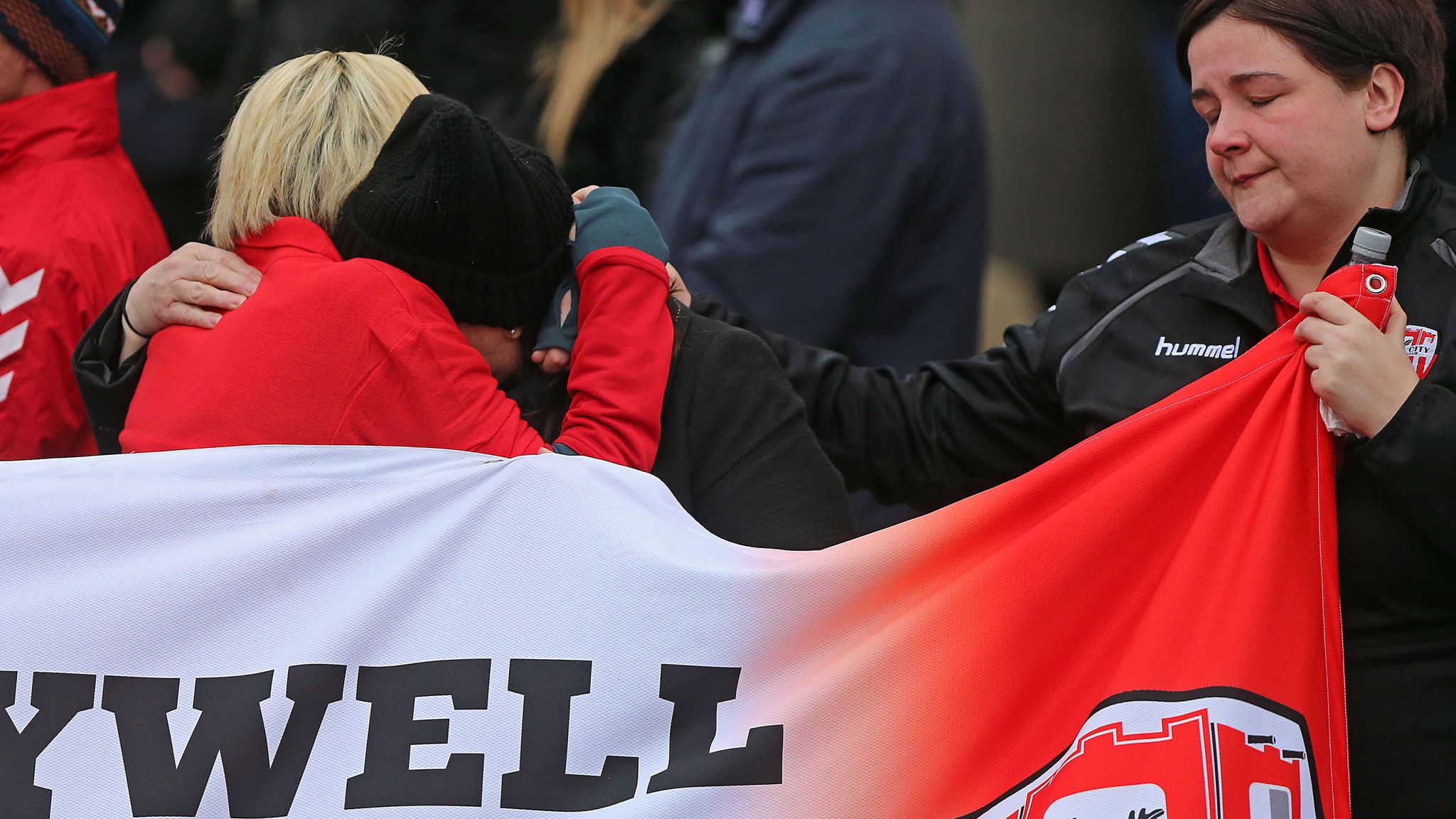 Tributes to footballer Ryan McBride at Derry captain's funeral UK News Sky News