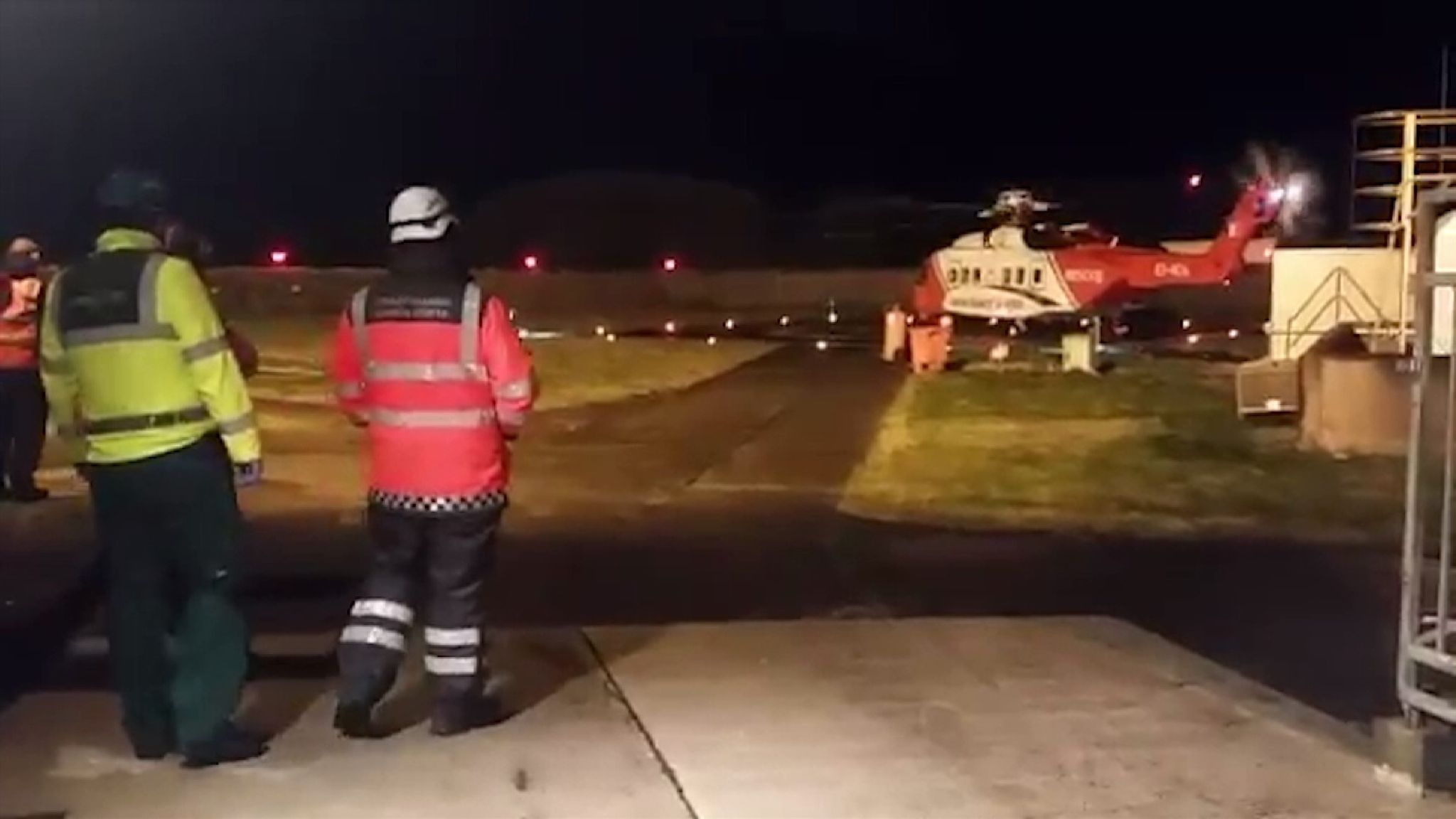 Search for Irish helicopter crew after crash World News Sky News