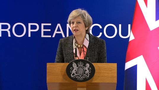 Theresa May said people voted so as not to have to ‘pay huge sums of money’ to the EU once we leave the EU