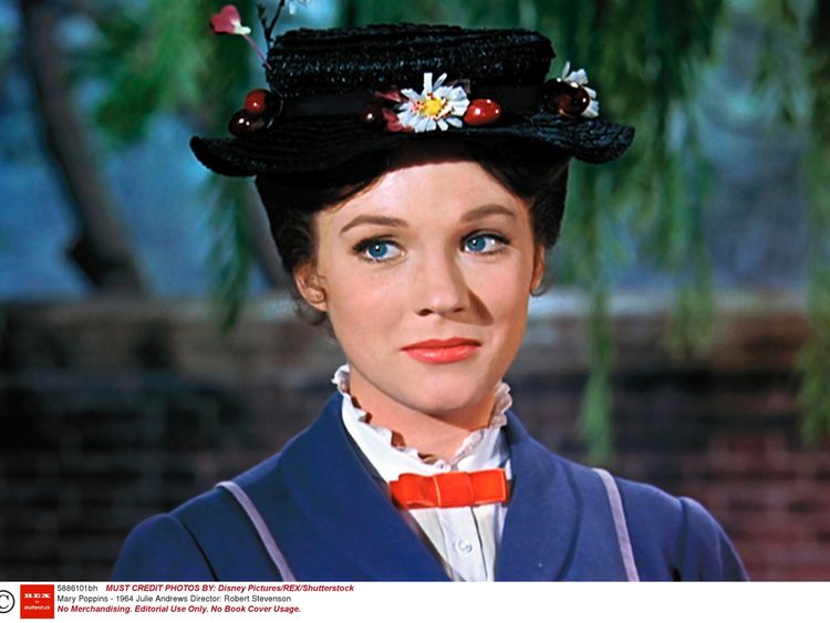 Julie Andrews starred in the original Mary Poppins film