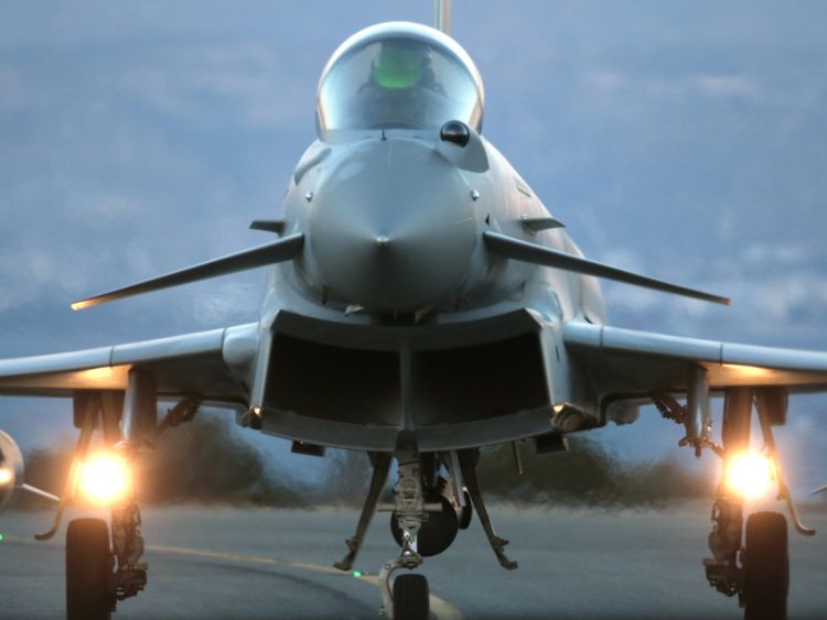 Typhoon jets from RAF Coningsby to counter Russia threat over Black Sea