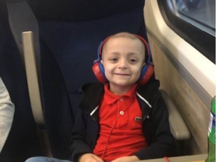Bradley's family have been fundraising for his treatment