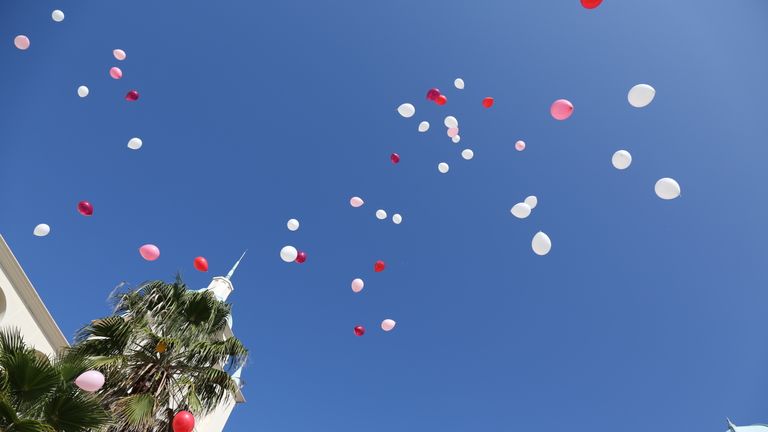 Balloons are considered an environmental hazard by campaigners