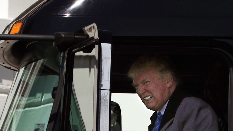 Donald Trump meeting truckers on Thursday morning