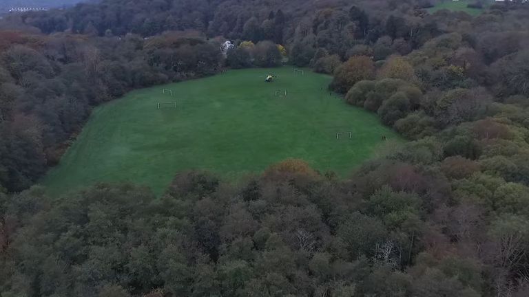 The force has used drones to give officers a bird&#39;s eye view of crime scenes