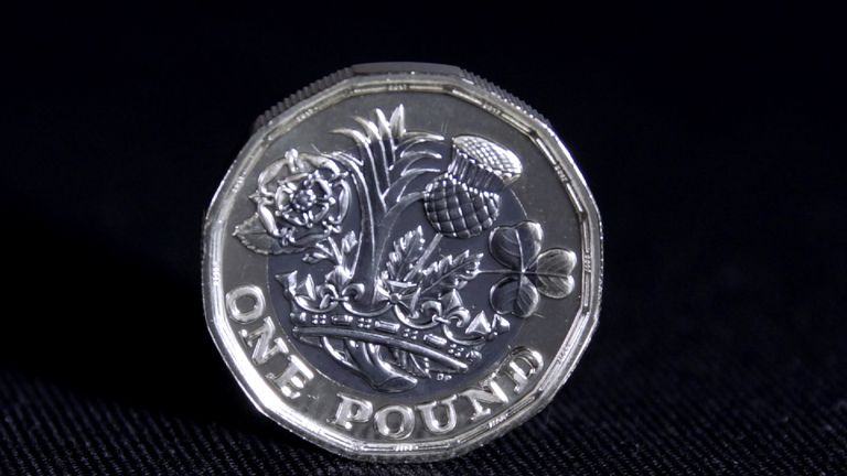 The new pound coin will have sides and be two different colours