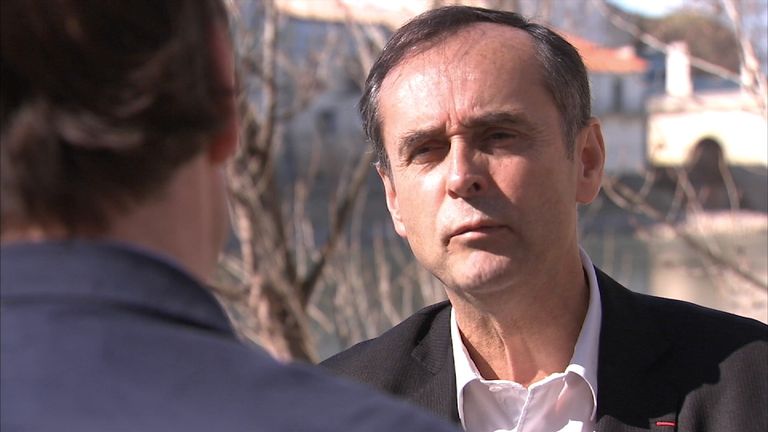Beziers mayor Robert Menard claimed the town is a &#39;model&#39; for France