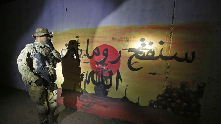 Suspected IS training base