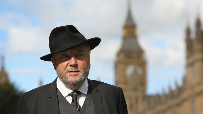 George Galloway has announced he will run to be MP in Manchester Gorton
