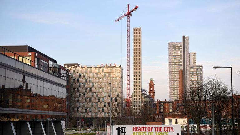 Manchester has an average house price of almost 152,000 pounds