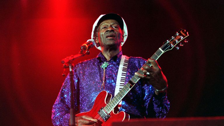 File photo dated 11/07/00 of American rock &#39;n&#39; roll star Chuck Berry 