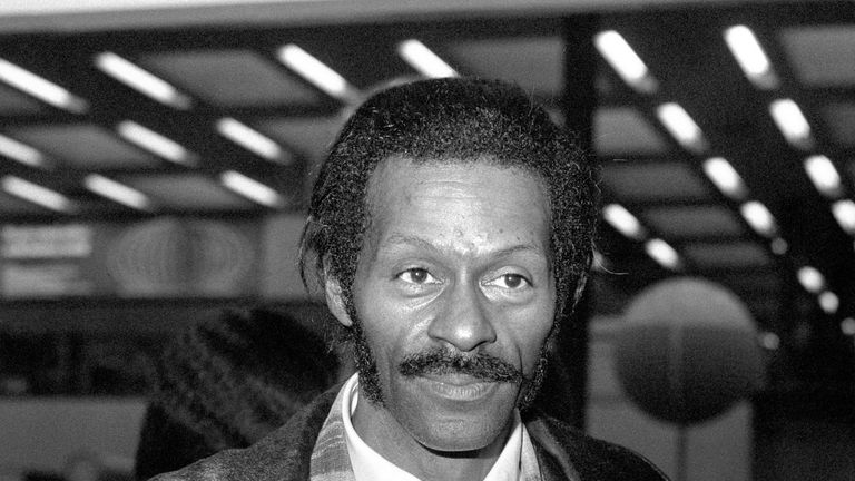 File photo dated 07/03/75 of American rock &#39;n&#39; roll star Chuck Berry who has died at the age of 90, St Charles County Police Department in Missouri has said. PRESS ASSOCIATION Photo. Issue date: Saturday March 18, 2017. See PA story DEATH Berry. Photo credit should read: PA Wire