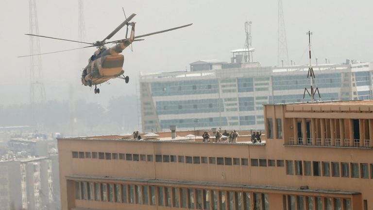 Attack on military hospital in Kabul