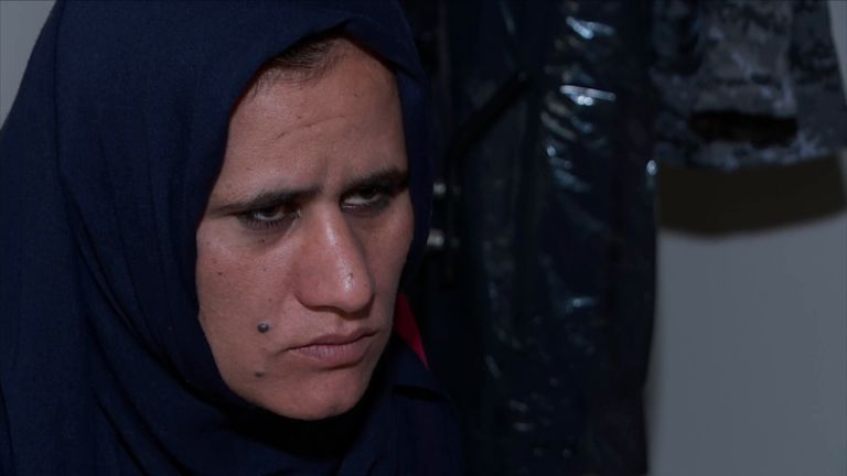 Former female torturer for Islamic State shares with Sky&#39;s Alex Crawford how she beat women for not wearing the veil